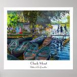Bathers at La Grenouillere Claude Monet Posters