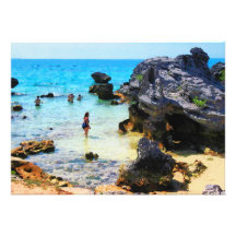 Bathing in the Ocean St. George Bermuda Personalized Announcements