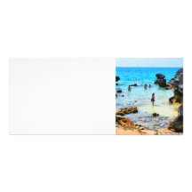 Bathing in the Ocean St. George Bermuda Personalized Rack Card