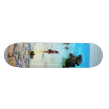 Bathing in the Ocean St. George Bermuda Skate Board Decks
