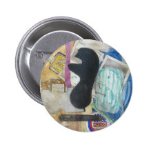 Bathroom Objects Pinback Button