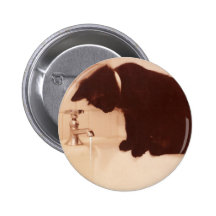Bathroom Pepper Black Cat Buttons
