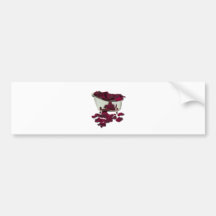 BathtubFilledWithPetals100711 Bumper Sticker