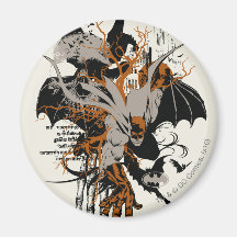 Batman and Tree Fridge Magnets