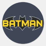 Batman Black and Yellow Logo Sticker