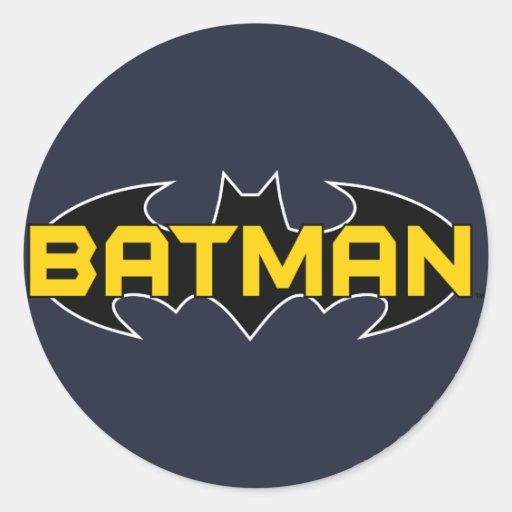 Batman Black and Yellow Logo Sticker