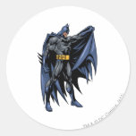 Batman Full-Colour Side Round Stickers