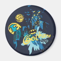 Batman Gotham Guardian Notebook Sketch Fridge Magnets