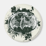 Batman Grunge Splatter Sketch Fridge Magnet