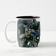 Batman Skulls/Ink Doodle 2 Coffee Mug
