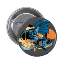 Batman Throw Pinback Buttons
