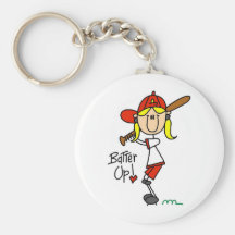 Batter Up Baseball Tshirts and Gifts Key Chain
