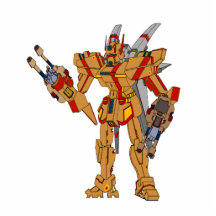 Battle Mecha 0 Acrylic Cut Out