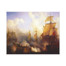 Battle of Trafalgar Gallery Wrap Canvas