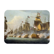Battle of Trafalgar, October 21st 1805, from 'The Rectangle Magnet