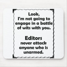 Battle of Wits Editor Mousepad