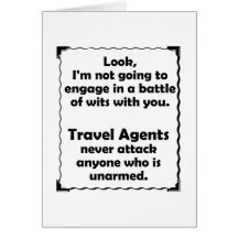 Battle of Wits Travel Agent Card