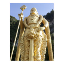 Batu cave Malaysia Postcard