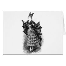 Batwoman 1899 greeting cards