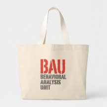 BAU Behavioural Analysis Units Tote Bags