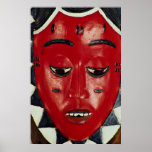Baule mask, Ivory Coast Print