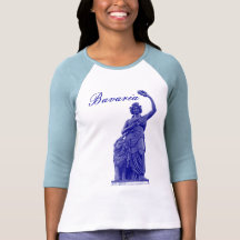 Bavaria (blue on white) camisetas