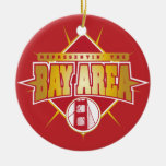 Bay Area Red Ornament