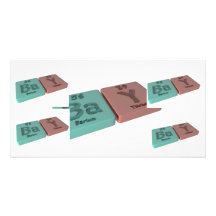 Bay as Ba Barium and Y Yttrium Photo Greeting Card