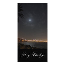 Bay Bridge Customized Photo Card