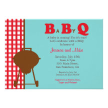 BBQ Baby Shower Invitation