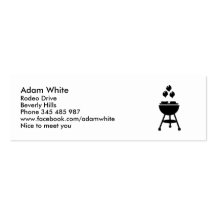 BBQ - Barbecue Business Card