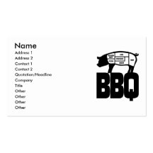BBQ BUSINESS CARD TEMPLATE