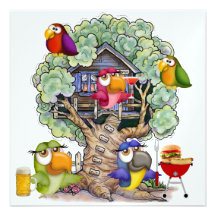 BBQ - Cocktails - Cookout - Party - SRF Custom Invitation