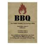 BBQ Flame Invitation