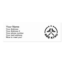 BBQ King barbecue Business Card