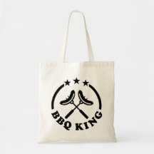 BBQ King barbecue Canvas Bags