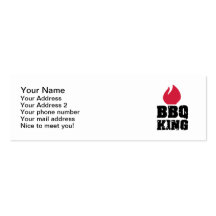 BBQ King Business Card Template