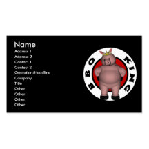 "BBQ King" Business Cards
