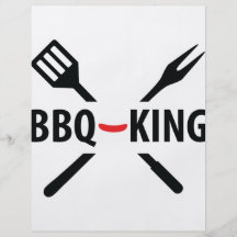 BBQ-King icon Flyer Design