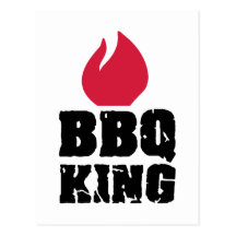 BBQ King Post Card
