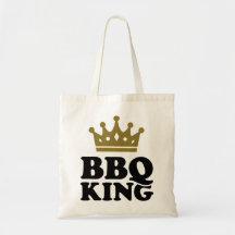 BBQ King Tote Bags