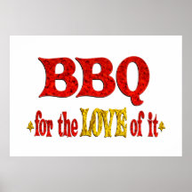 BBQ Love Poster