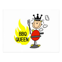 BBQ Queen Post Cards