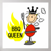 BBQ Queen Posters