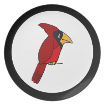 BC- Artistic Cardinal Plate