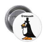 BC- Penguin Groomsman Button