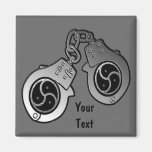 BDSM EMBLEM and Hand Cuffs Magnet