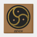 BDSM EMBLEM GOLD Magnet