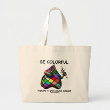 Be Colourful Promote An Open Source Mindset (Duke) Canvas Bag