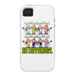 BE DIFFERENT funny funky cows iPhone 4/4S Cover